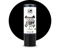 LM-Kreativ Sock Stop - antislip textielverf - 90 ml zwart - op waterbasis en latexvrij