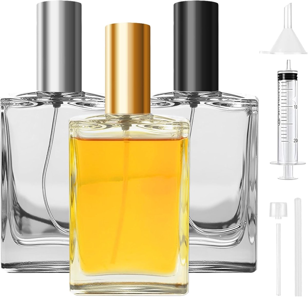 Verstuivers, 30 ml Draagbare Spuitfles, Voor Op Reis, Parfumverstuiver voor Dames en Heren, Parfumdispenser en Spuit voor Reizen voor Parfum, Reizen, Cosmetica