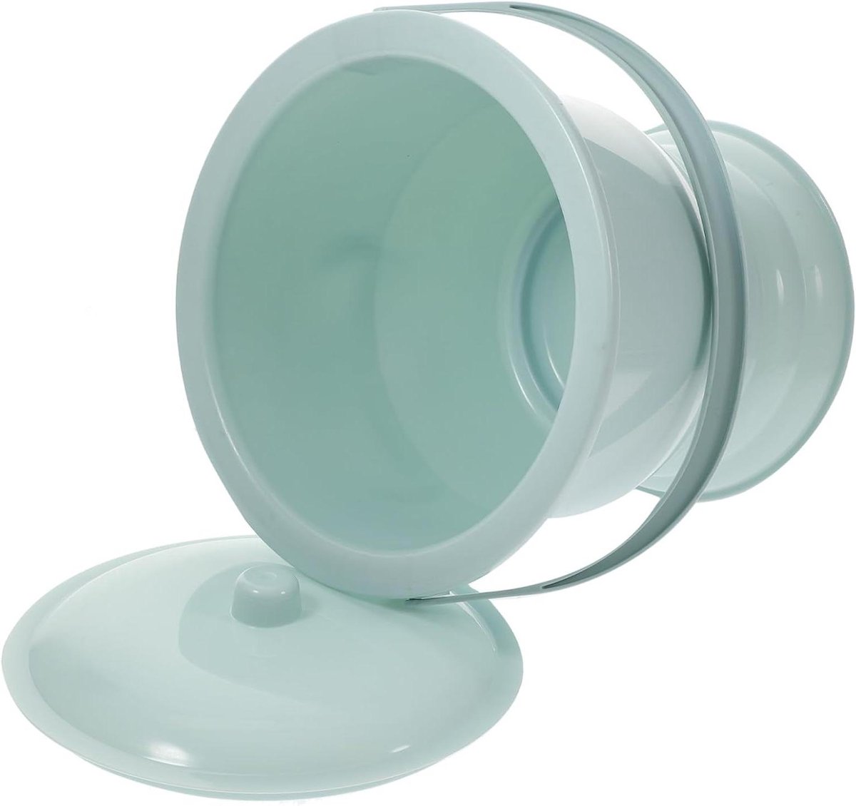 Urinoir Pot - Urine Fles - Thuisgebruik - Met Deksel - 25.5 x 25.5 x 22 cm - Blauw