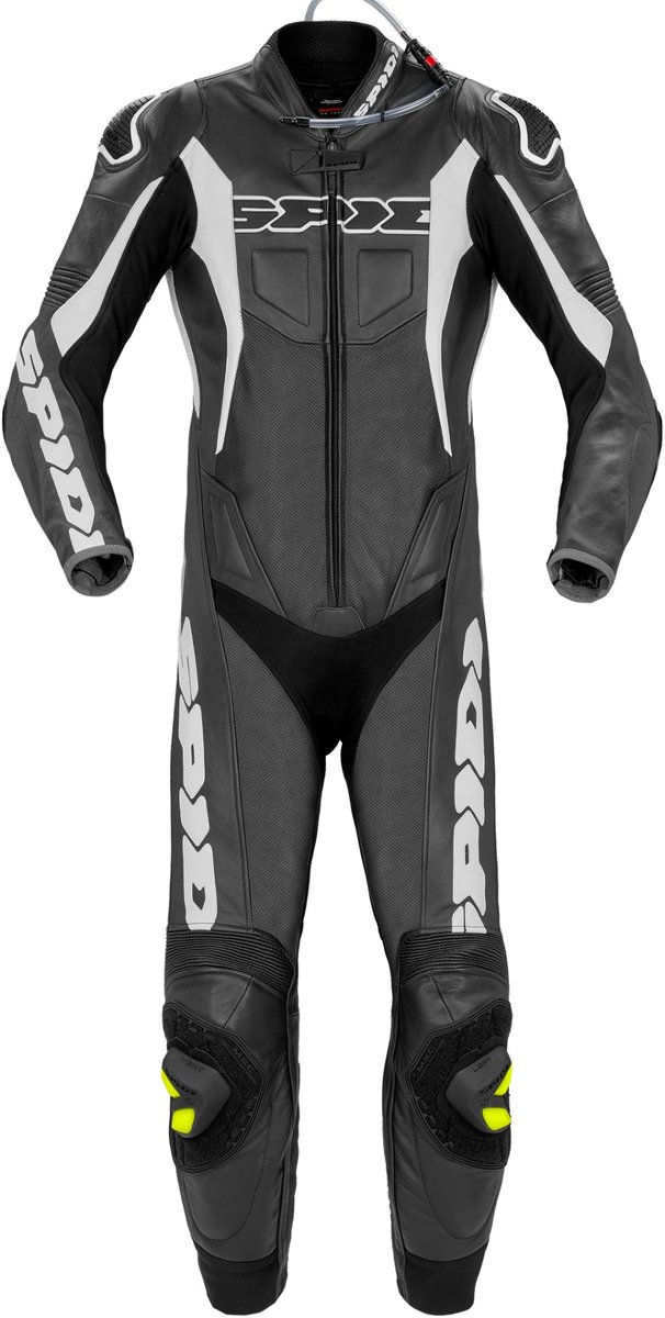 Spidi Sport Warrior Pro Perf. 1-Delig Pak Zwart Wit - Racepak