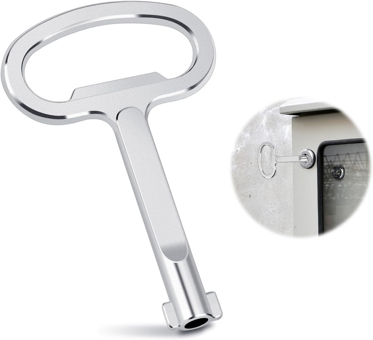 Control Box Sleutel 6mm - Zinklegering - Geschikt voor Meter- en Verdeeldozen - Duurzaam en Betrouwbaar - ShopVlot