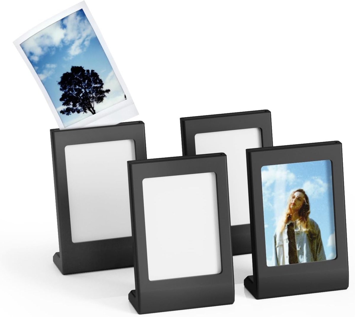 Mini fotolijst set van 4 voor Instax Mini - Display stands - Gemaakt in Duitsland - Perfect voor decoratie - SnelShoppen