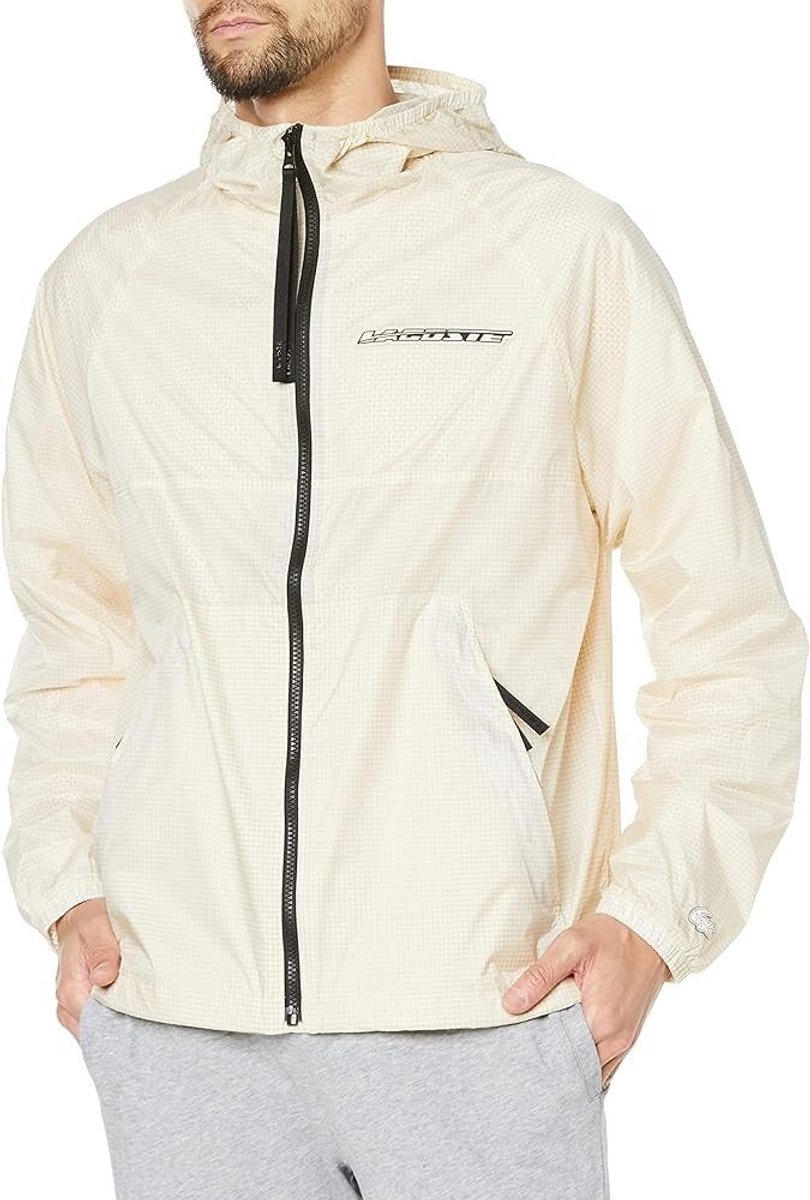 Lacoste jacket heren Creme