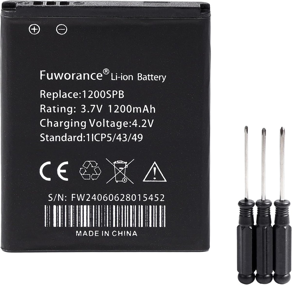 Batterij 1200mAh voor grafische rekenmachine - 3.7V - compatibel met TI-84 en TI-Nspire - lange levensduur - ShopVlot