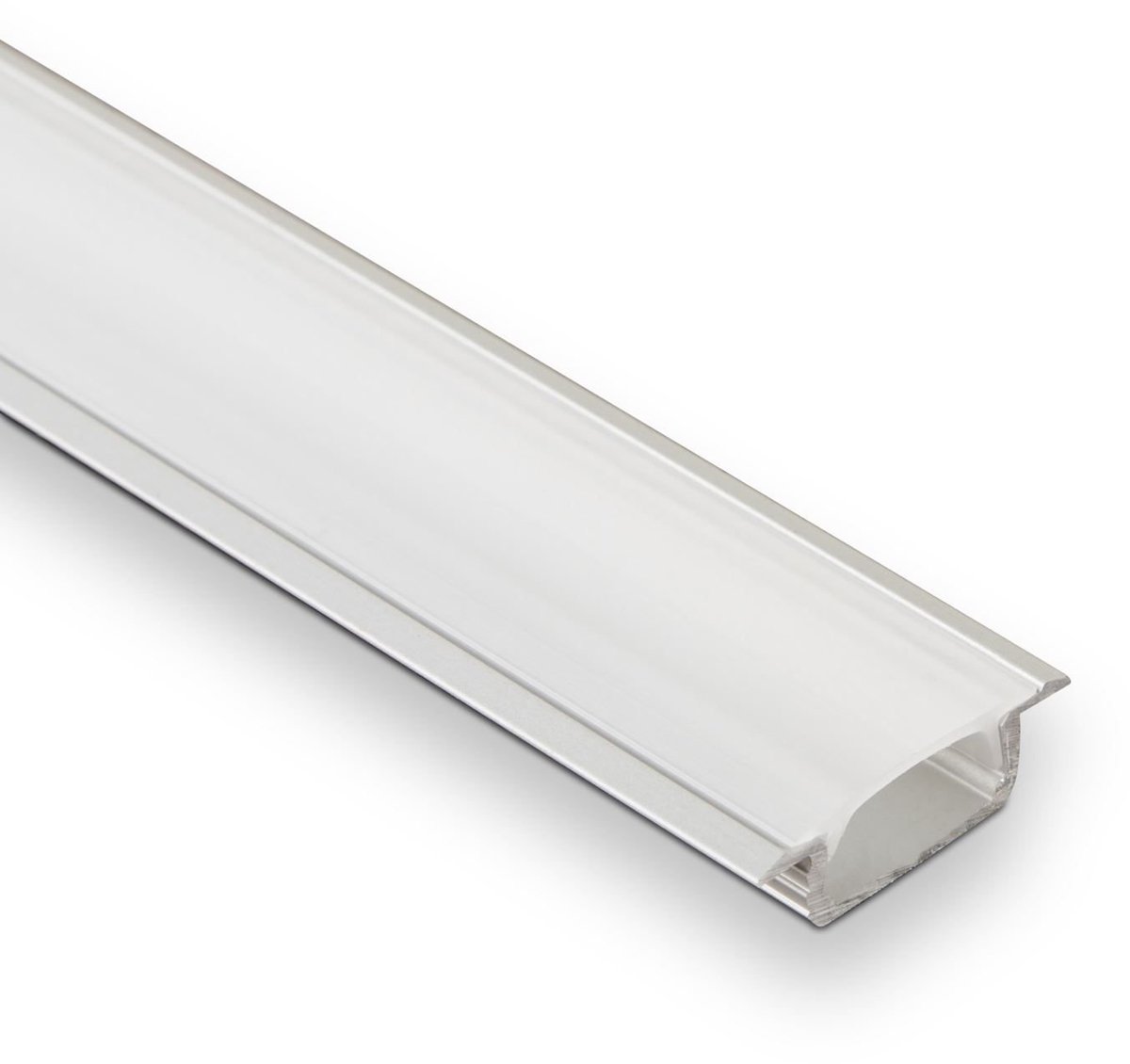 3 x SO-TECH® LED- Profiel-44 Inbouwprofiel 2000 x 22 mm met opal gekleurde diffusiediffusieafdekking