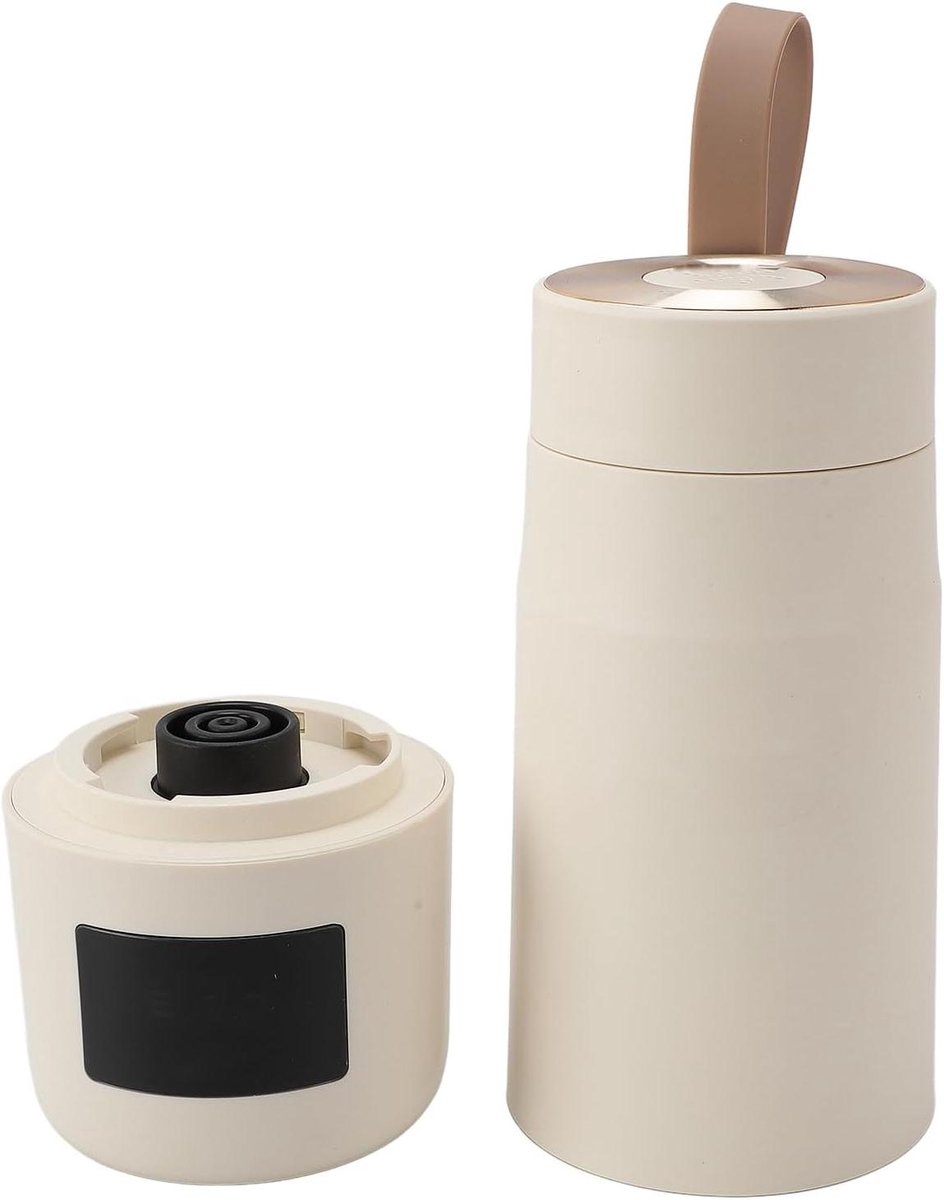 Draagbare Elektrische Waterkoker - Reisketel Mini Waterkoker - Warme Dranken Maken - Snelle Verwarming 37-50℃ - 300 ml - Zilver