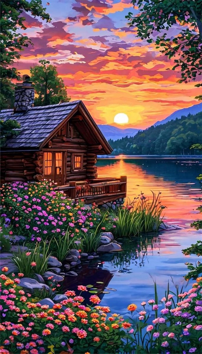 Puzzel 300 Stukjes - Legpuzzel Volwassenen - Ontspanning en Training - Met Poster en Markeringen - 38x26 cm - Bloemenhut Meer