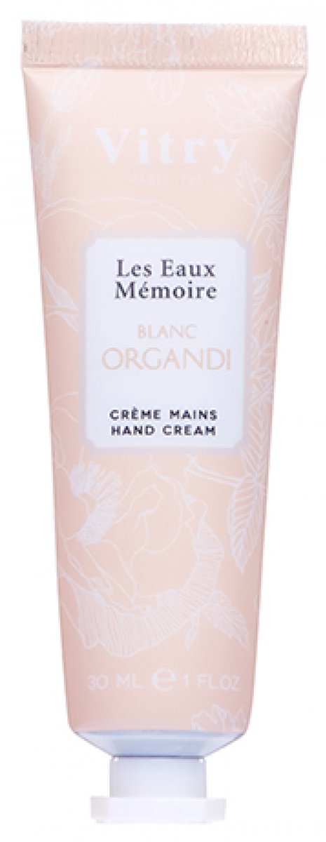 Vitry Les Eaux Mémoires Handcrème Blanc Organdi 30 ml