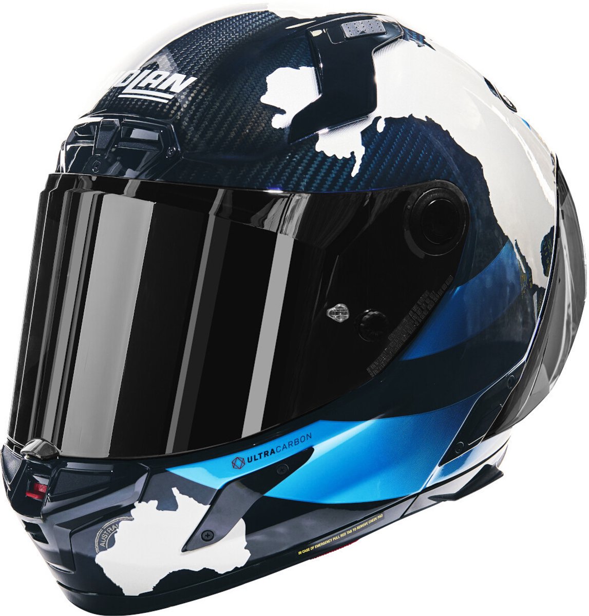 Nolan X-804 RS Ultra Carbon 30th Anniversary Special Integraalhelm - Helm