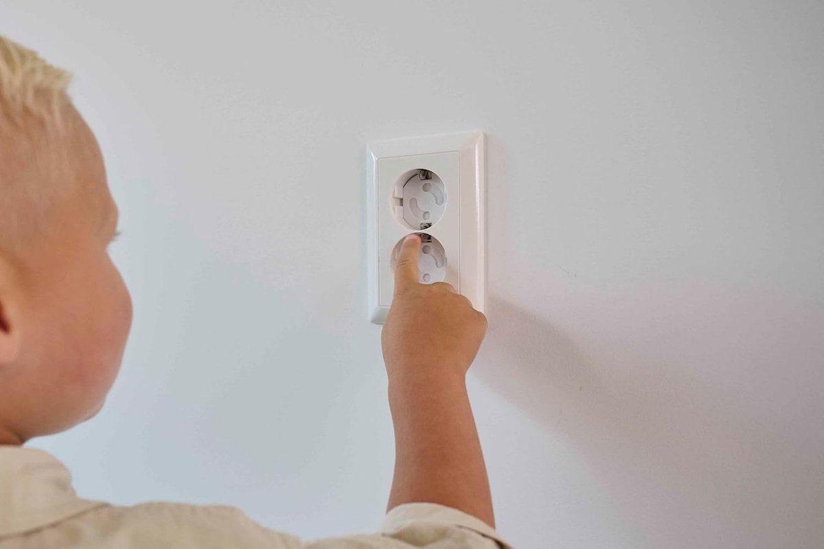 Stopcontact Beveiliging - Kinderbeveiliging Baby - Veilig Huis - Draaibaar Ontwerp - Set van 6 - Transparant – foto 2
