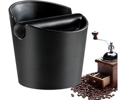 Koffie Klopdoos - Koffiedik Bak - Espresso Bar - Afneembaar Ontwerp - 124 cm Hoog - Zwart