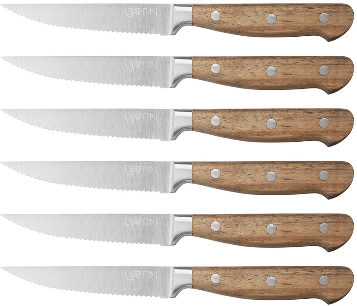 Steakmessen JAKOB - 6 stuks
