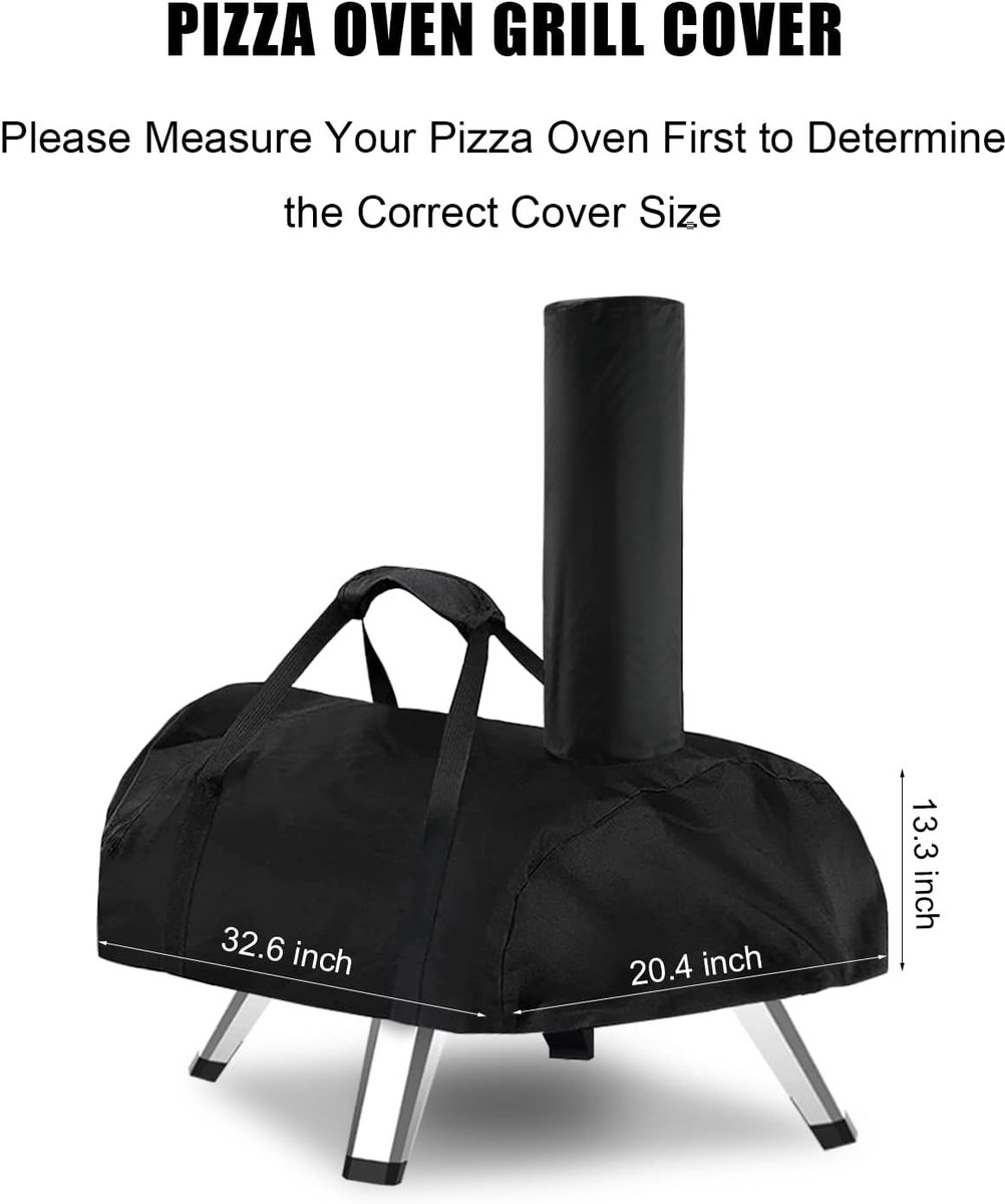 Draagtas voor Ooni Karu 16 Pizzaoven, Duurzaam Waterdicht Multi-Brandstof Pizzaovenhoes voor Buiten Compatibel met Ooni Karu 16 Pizza Oven (Zwart) – foto 5