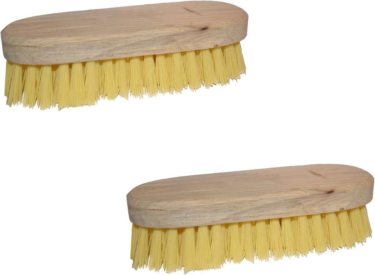 2 stuks wasborstels van hout