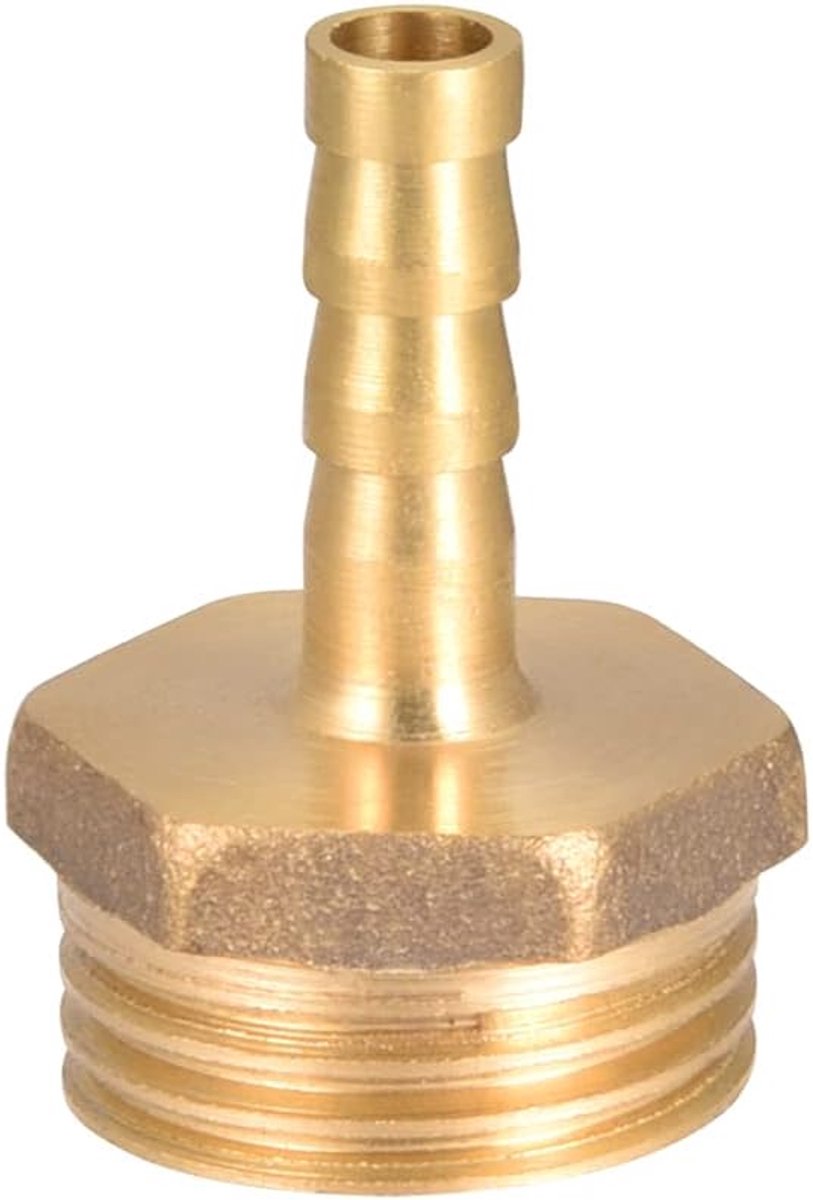 sourcing map messing weerhaken buis stekker adapter 10mm weerhaken x 1/8" G buitenbuis 1/2" G x 6mm