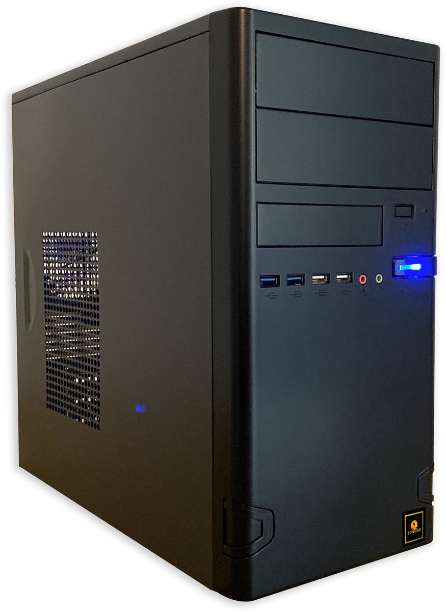 Zonbird Desktop i5-12400 – 16 GB geheugen – 480 GB SSD – Windows 11 Pro