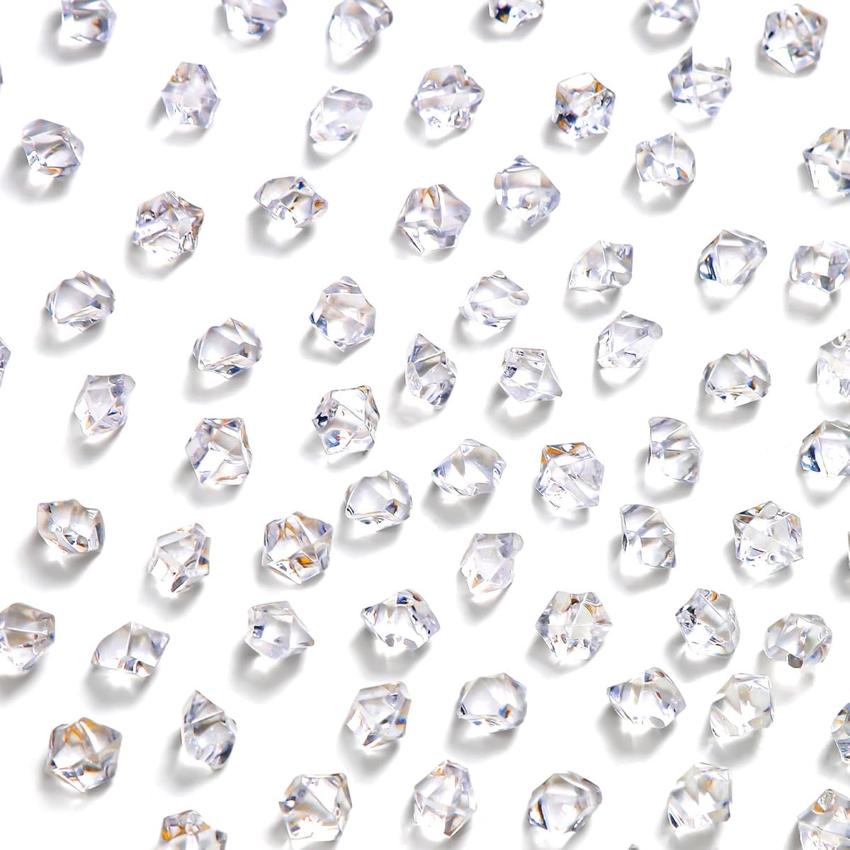 400 stuks transparante acryl decoratieve diamanten decoratieve stenen | Edelstenen voor bruiloft, decoratieve stenen, vaasvulling, decoratief zand, diamantbruiloftsdecoratie, feest, vazen