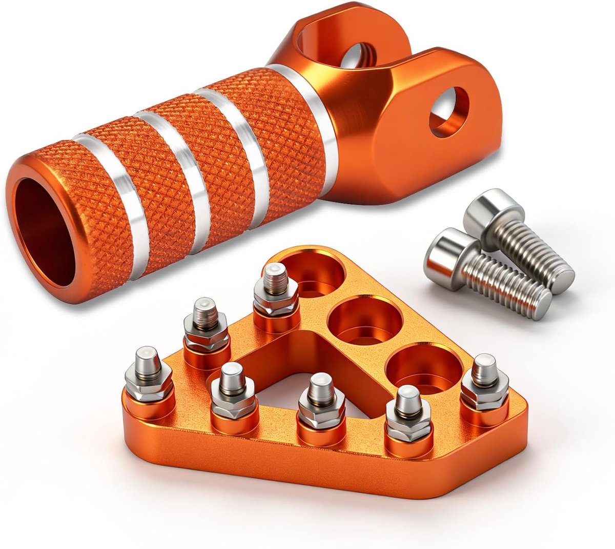 achter rempedaal rempedaal rem pedaal rem voor 250sx 250exc 125sx exc400 exc 450 exc300 690 smc 85sx 200exc-oranje | Rempedaalset, snelheidspedaal, motorfiets, voor 125-530 SX EXC XCF XC XCW SXF SMR 690SMCR 690ENDURO SUPERMOTOR