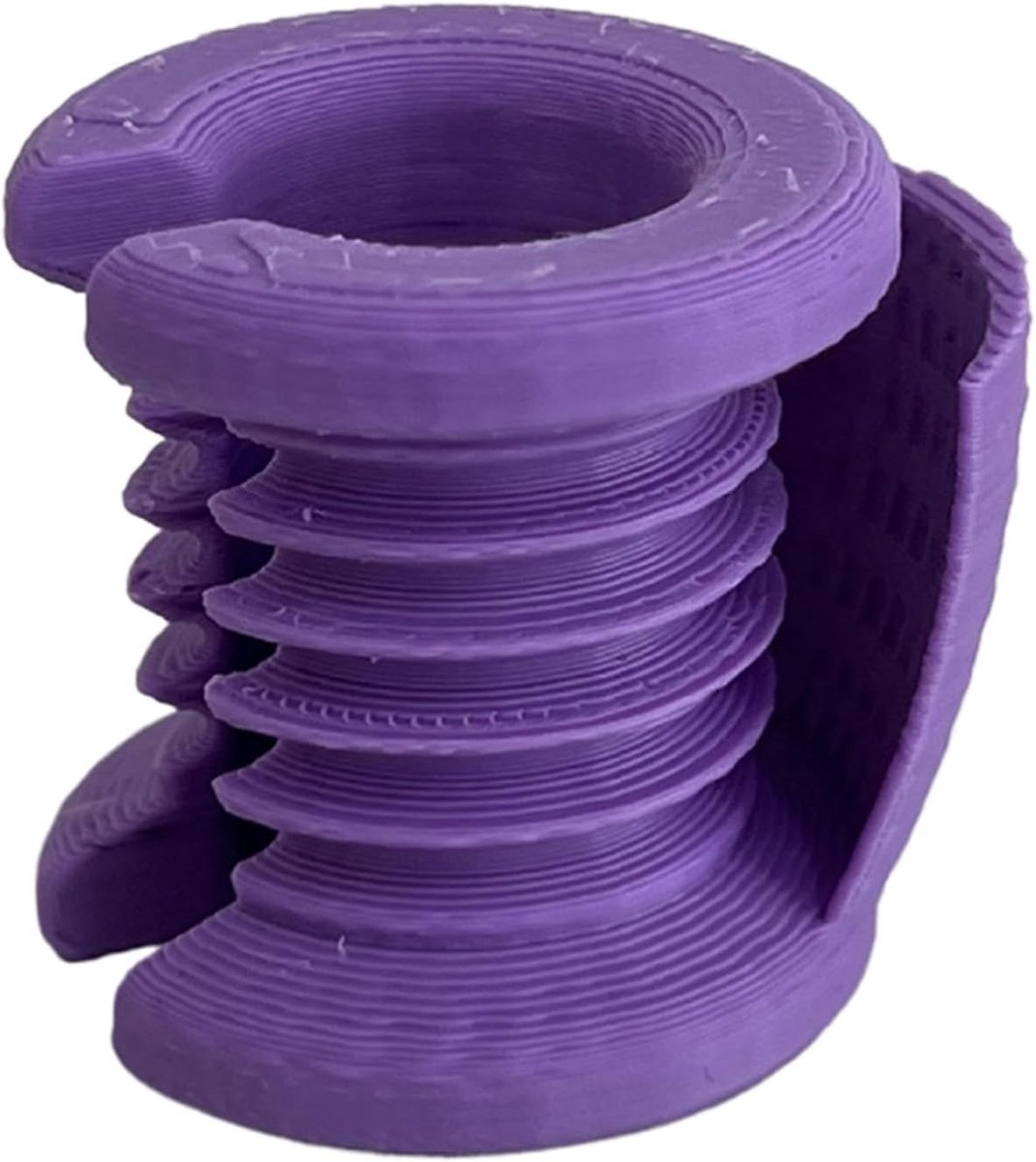 Vingerhouder voor garengeleiding, verminderd knutselgereedschap, brei- en haakhulp, comfortabele ergonomische handgreep, nuttige design-garenspanningshandleiding voor vrouwen, mannen, hobby, thuis