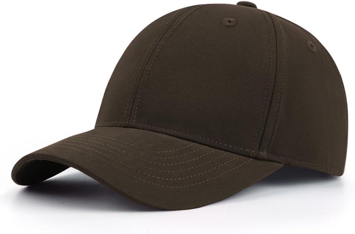 XL XXL baseballpet voor grote hoofden, 100% katoen verstelbare hoge kroonhoed voor mannen vrouwen, grote gestructureerde golfpet
