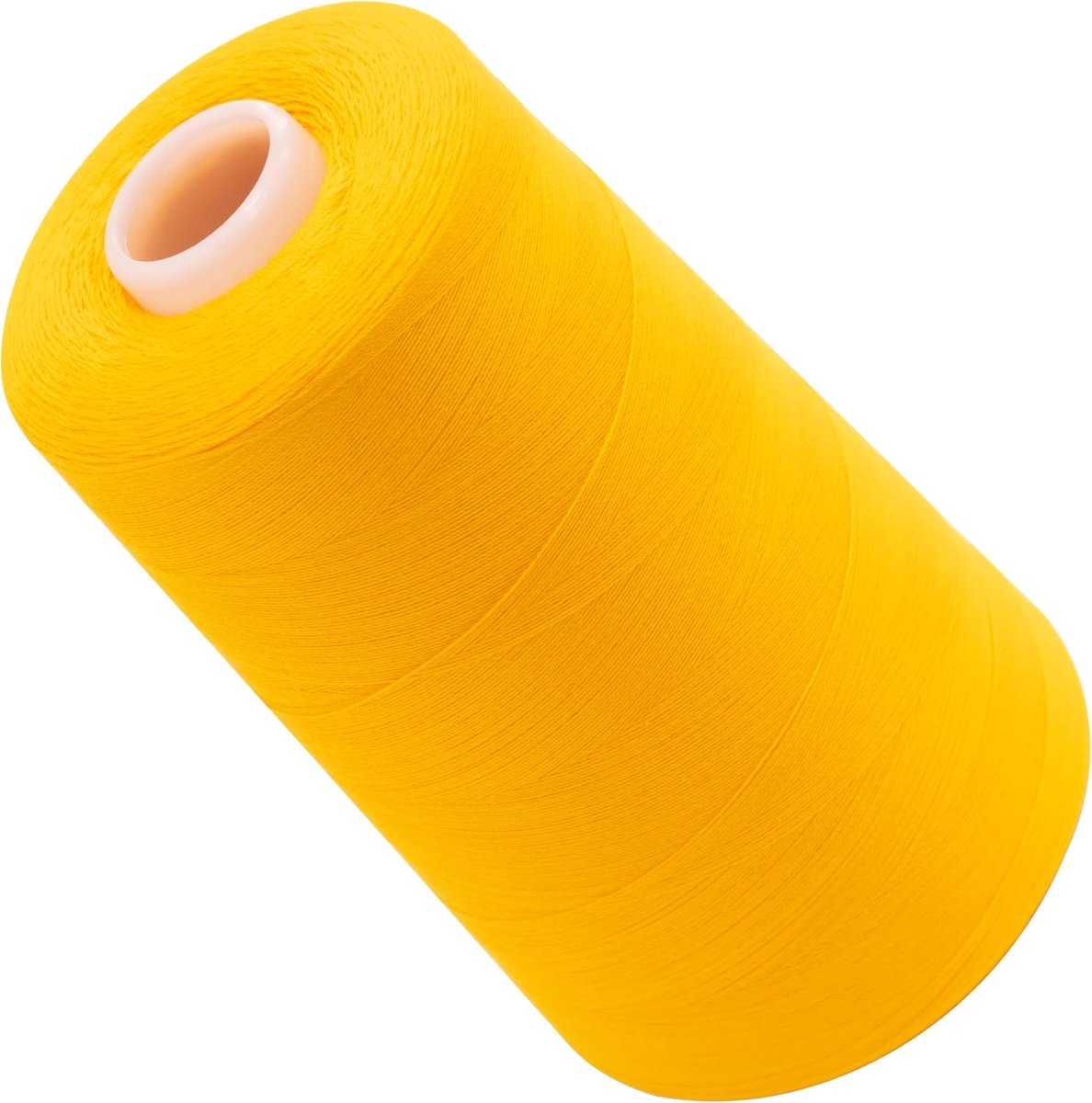 - C72107 - Naaigarenkegel 120 (40/2) 4000 m - van polyester - confectiekleinhandel, kortwaren, garen, koord, snoer, naaien, kleding, draad - kleur geel - intensief