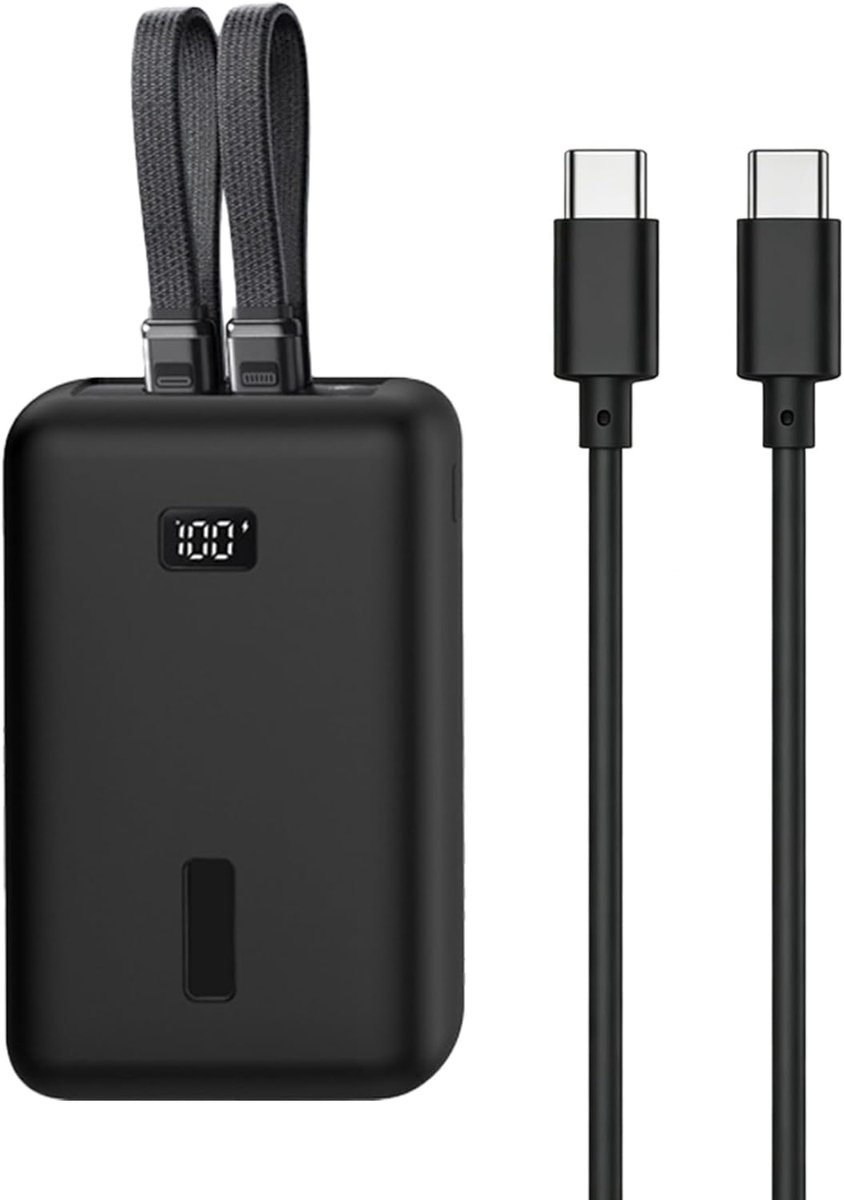 siliconen hoes voor Anker Zolo 30W powerbank met dual USB C-kabel bundel