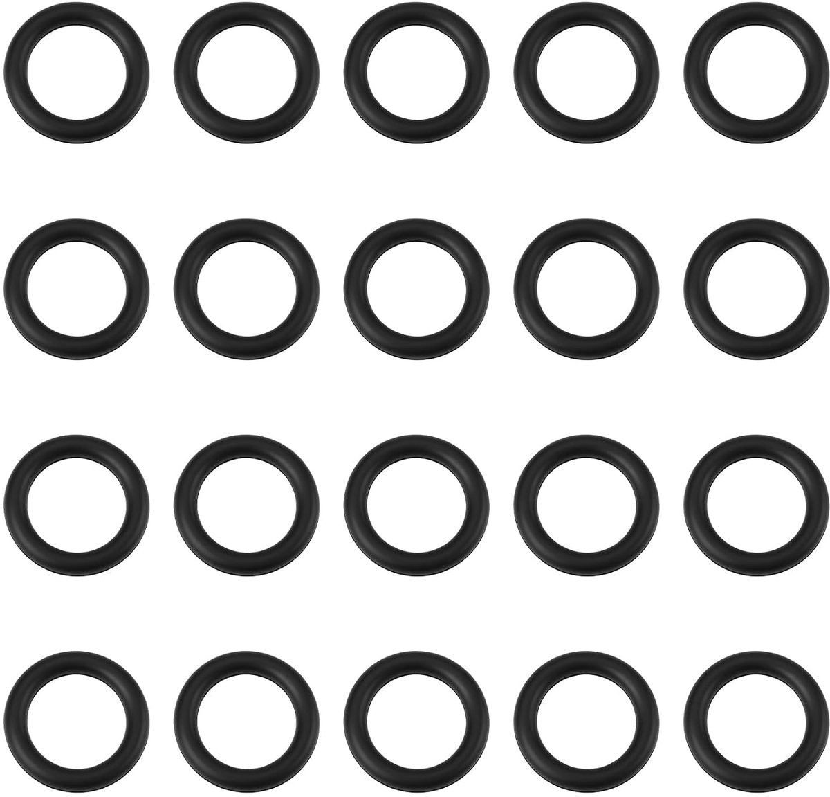 100 stuks O-ringafdichtingen voor slangen, 15 x 10 x 2,5 mm, compatibel met Gardena, compatibel met Hozelock