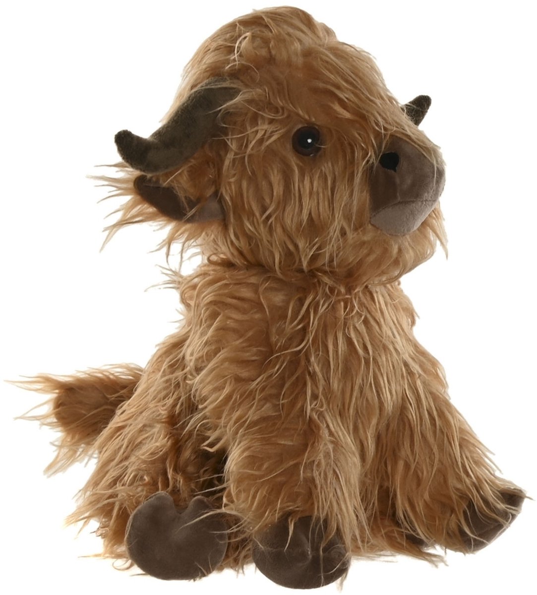 Licht bruine schotse hooglander deurstopper - Item Int.
