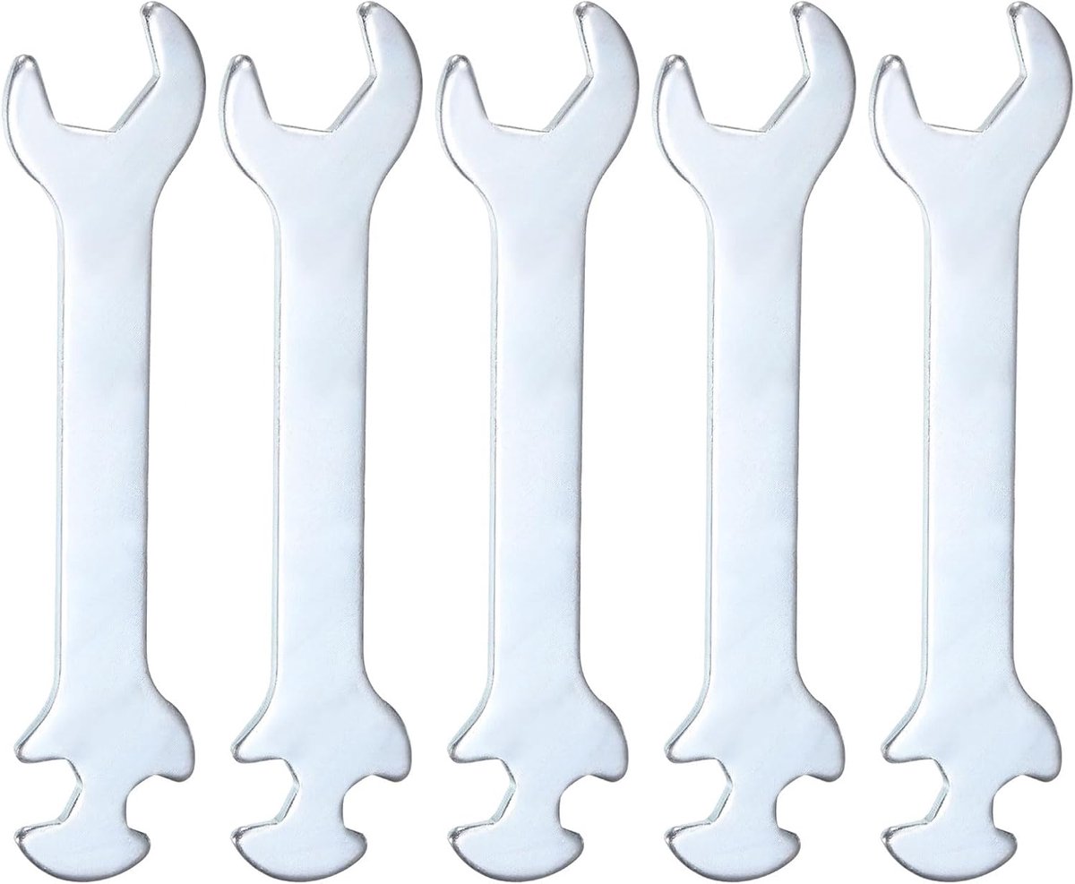 Steeksleutels dun 7/8 mm x 14 mm metrisch super dunne kleine platte kopsleutel verzinkte steeksleutel voor autoreparatie meubelmontage