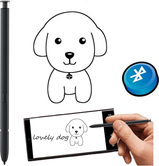 S22 Ultra S Pen met Bluetooth Vervanging EJ-PS908BQEGEU voor Galaxy S22 Ultra 5G SM-S901BZKDEUB Stylus Pen (Phantom Black) — afbeelding 5