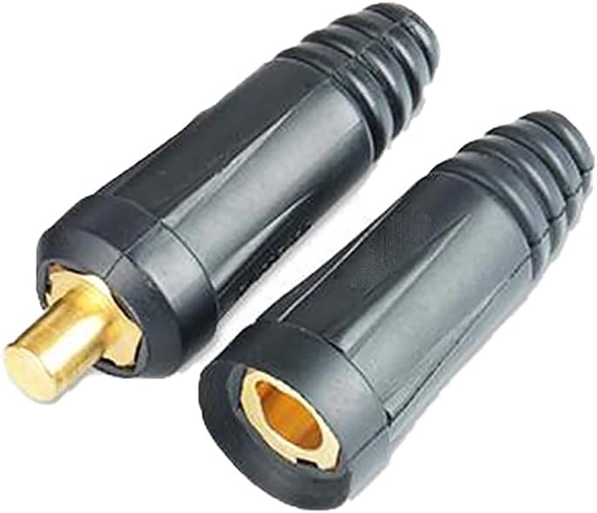 Kabel Connector, DKJ70-95 Mannelijke Vrouwelijke Rubber Messing Dinse Snelle Montage voor Elektrische Lassen Machine