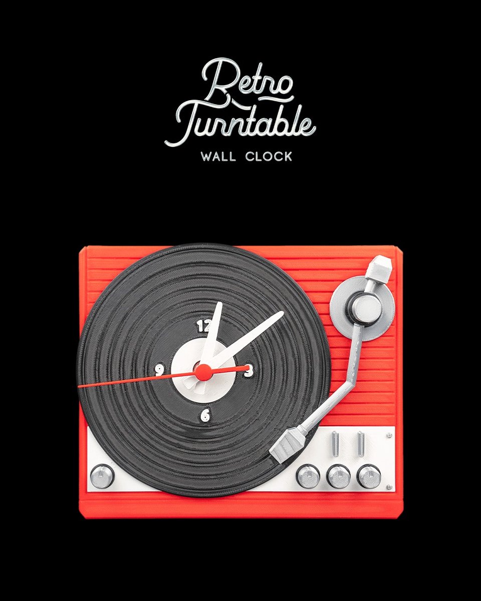 Retro Turntable - Decoratief interieuraccessoire - Uniek decoratiestuk - woonaccessoire, bureau organizer, houder, kantoor, werkplek