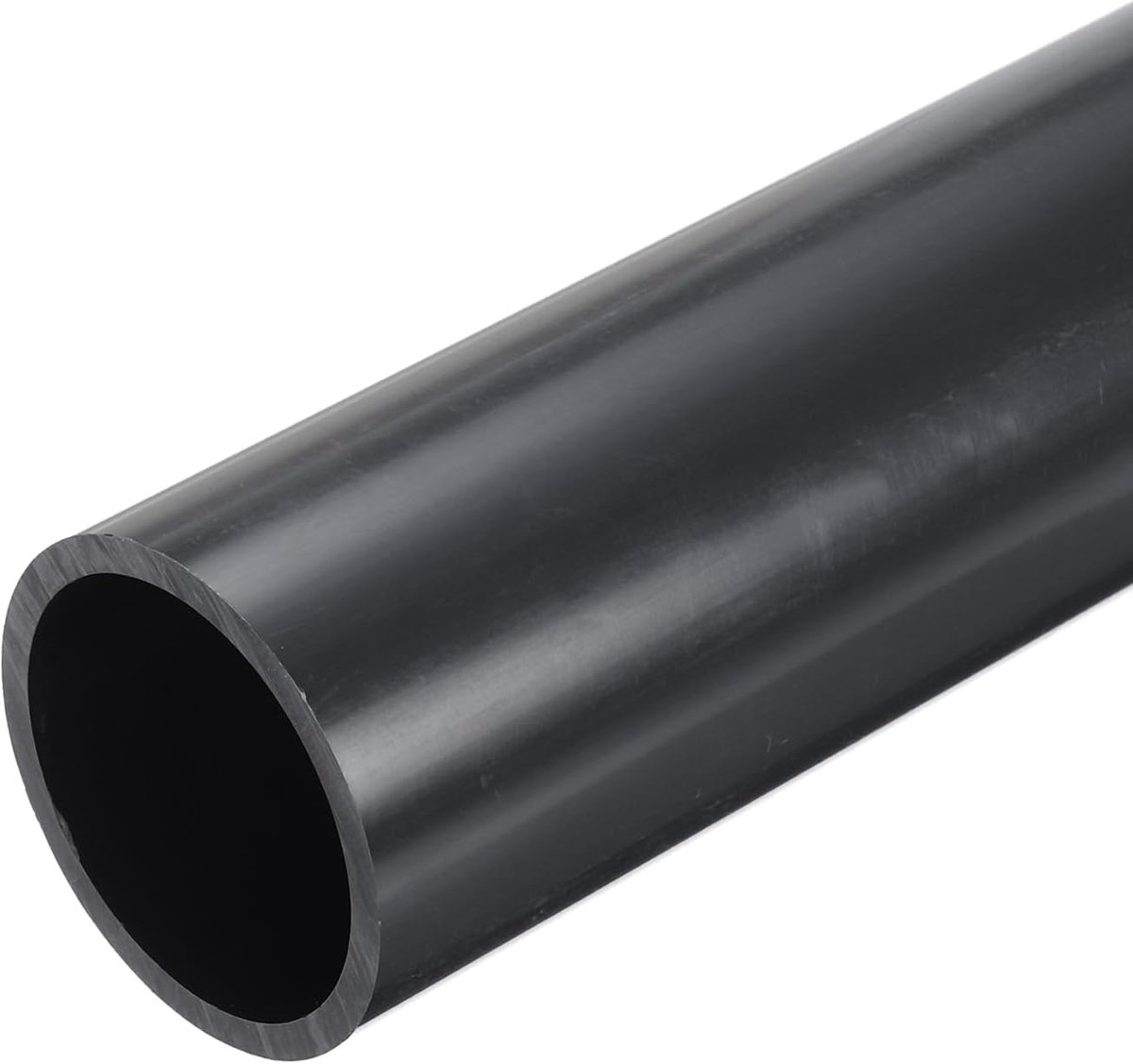 Pvc-buis, diameter 51,8 mm, lengte 300 mm, rond, kunststof buis voor tuin, aquarium, waterleiding, kabelgoot, ventilatiebuis (diepgrijs)