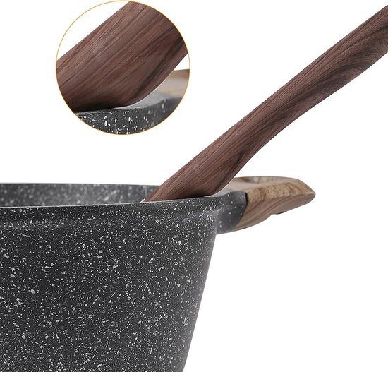 Keukengerei Set, 12 stuks Kookgerei Set Siliconen Spatel Set Keukengadgets en Gereedschappen met Opbergdoos Houten Handvat Siliconen Keukengerei — afbeelding 2