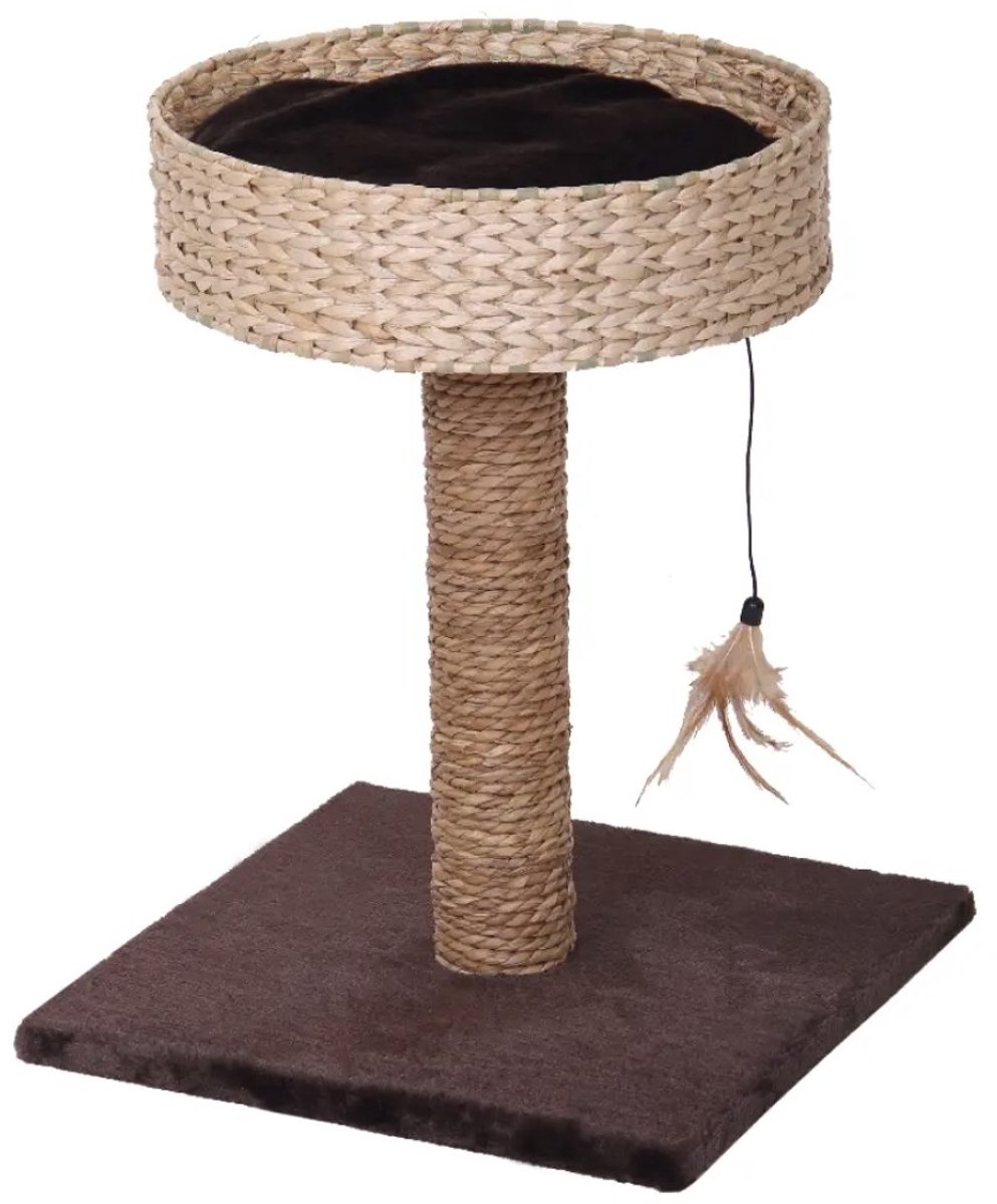 Croci - Krabpaal voor katten - Leuk ligplekje - Uitwasbaar - Kattenpaal - Kattenbed