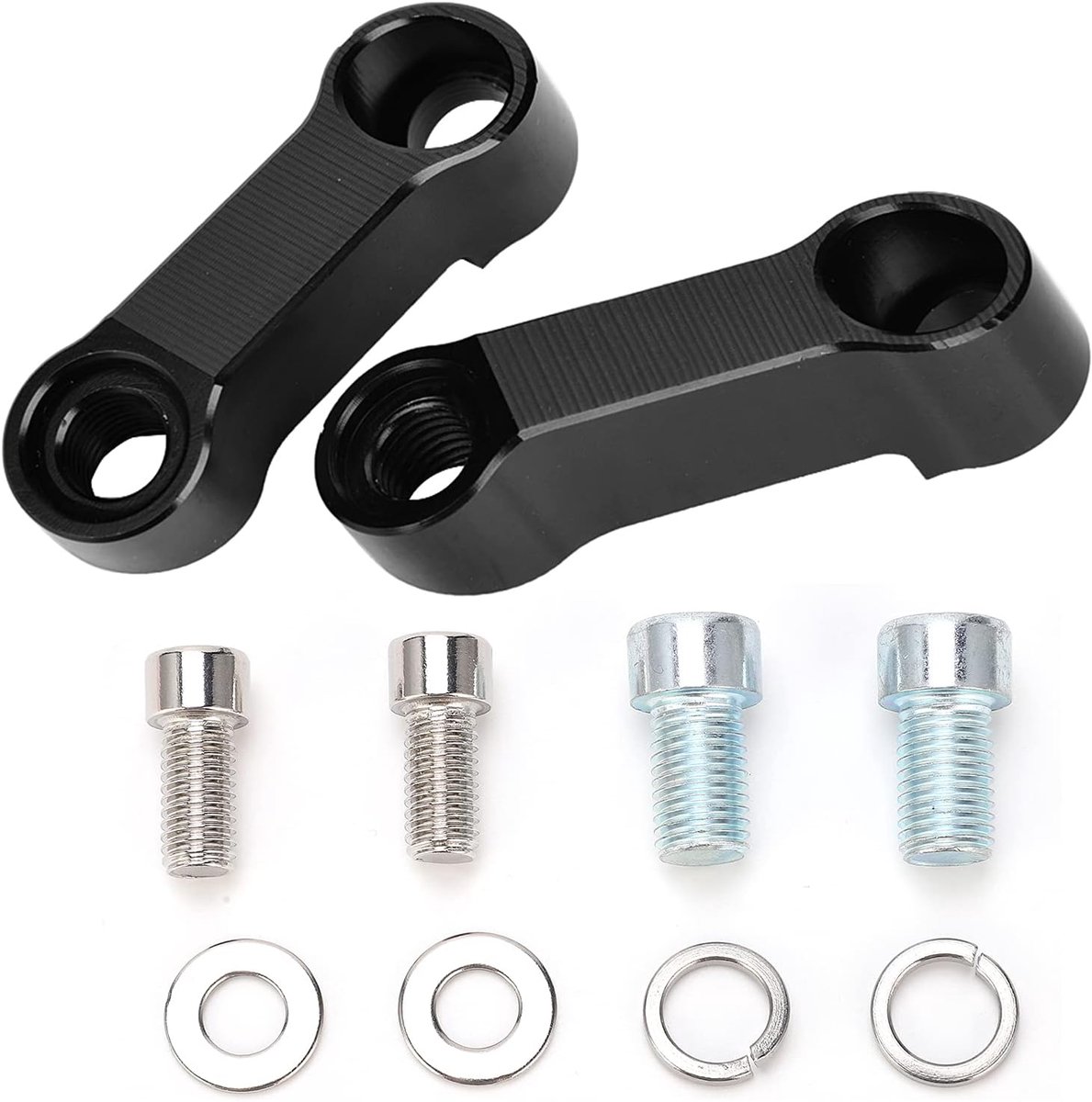 Spiegeladapter, 10 Mm 8 Mm Motorfiets Achteruitkijkspiegeladapterset Riser Mount Extender