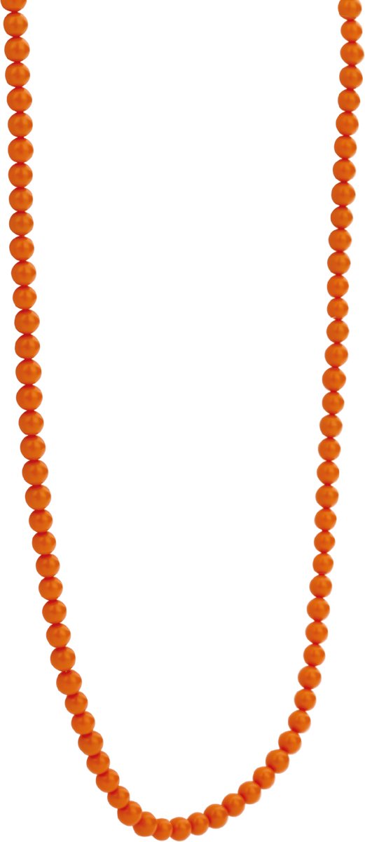 TI SENTO Dames Ketting - 925 zilver - Cognac - Maat 42 - 3962CO