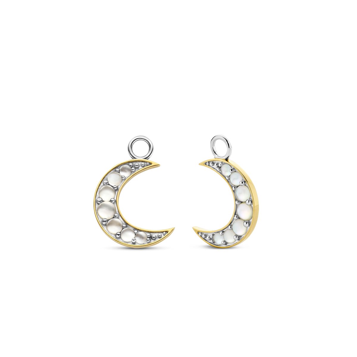 TI SENTO Dames Oorbedels - 925 zilver - Parelmoer - 9269MW