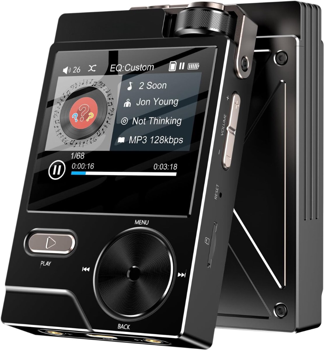 MP3 Speler Bluetooth - MP4 Speler - Muziek Speler - 64GB - Zwart