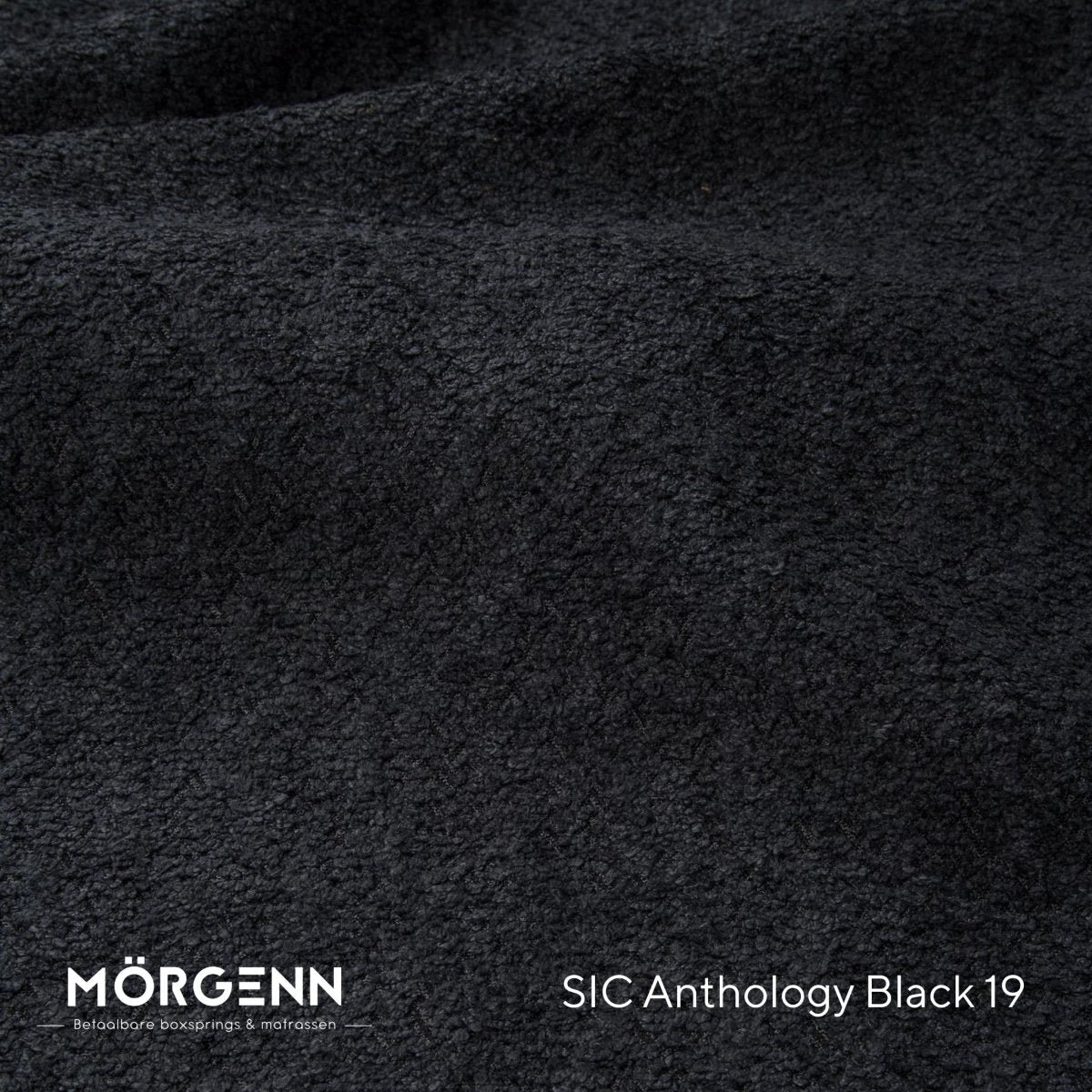 Mörgenn SIC Anthology Stofstaal - Bouclé Stof voor Boxspring en Bed - Deep Blue 14