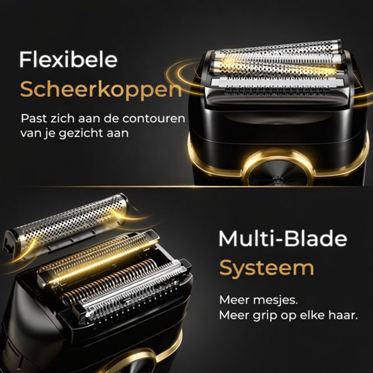 Wellshave Barber Pack 2.0 - Barber Set - Kappers set - Tondeuse Mannen - Foil Shaver - Hair Clipper - Kappers Tondeuse - Trimmer voor haar & baard - Head Shaver - Tondeuse set thumbnail 6