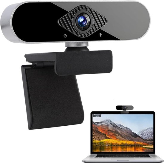 Full HD Webcam - USB Camera - Videoconferenties - Automatische Lichtcorrectie - 1080p Resolutie - Zwart