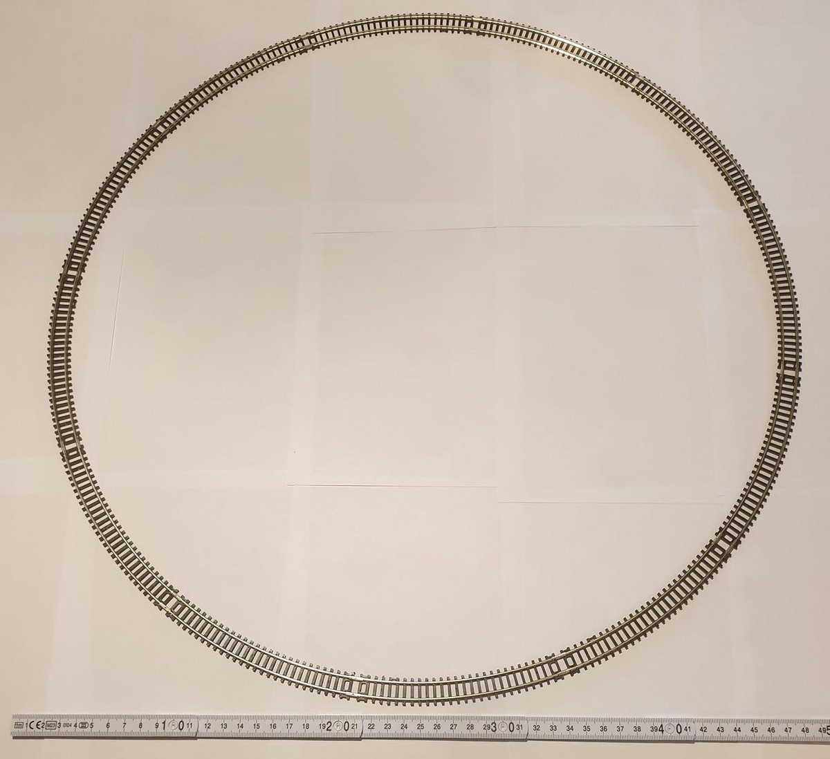 Spoor Cirkel Rail N Code-80 compatibel met Minitrix, Roco, Lima 52 cm buitendiameter