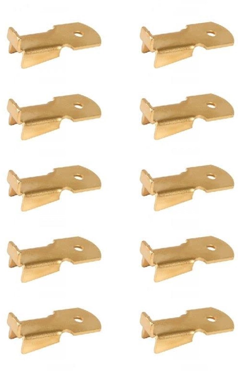 Plankdragers, plankdragers, metaal, staal, goud, plankhouder, bodemdragerrail, plankpennen
