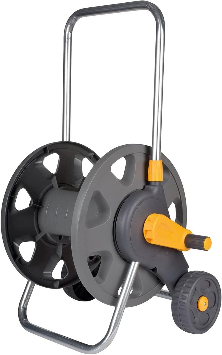Slangwagen - Slanghaspel Trolley - Tuinslang Opbergen - Versterkte As - 60 Meter Capaciteit - Standaard