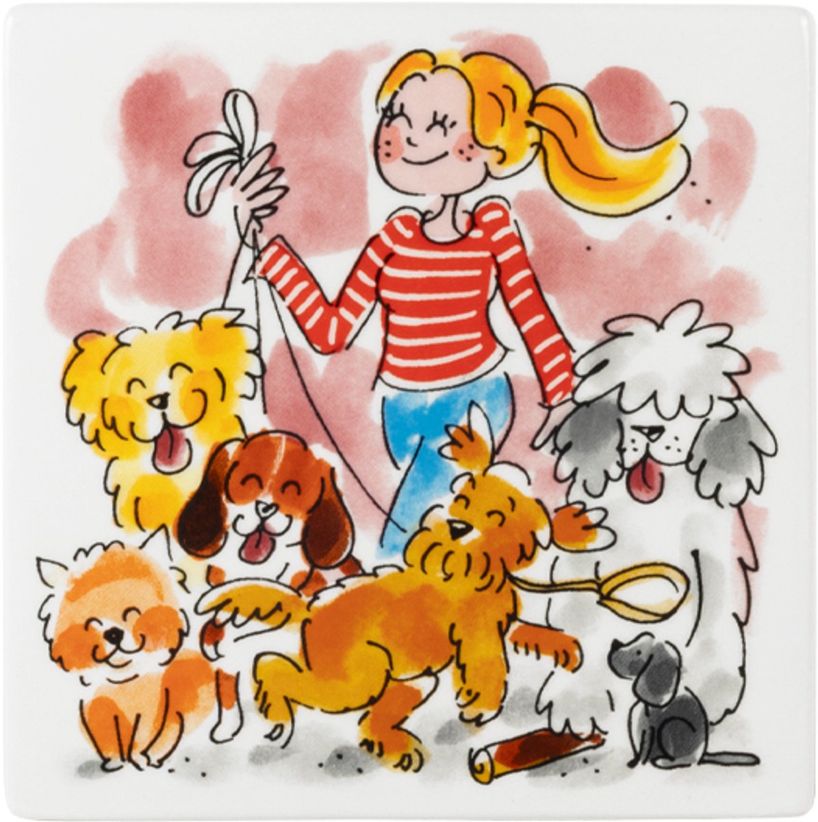 Blond Amsterdam, Dier: Tegel 13 cm Dogs Mix