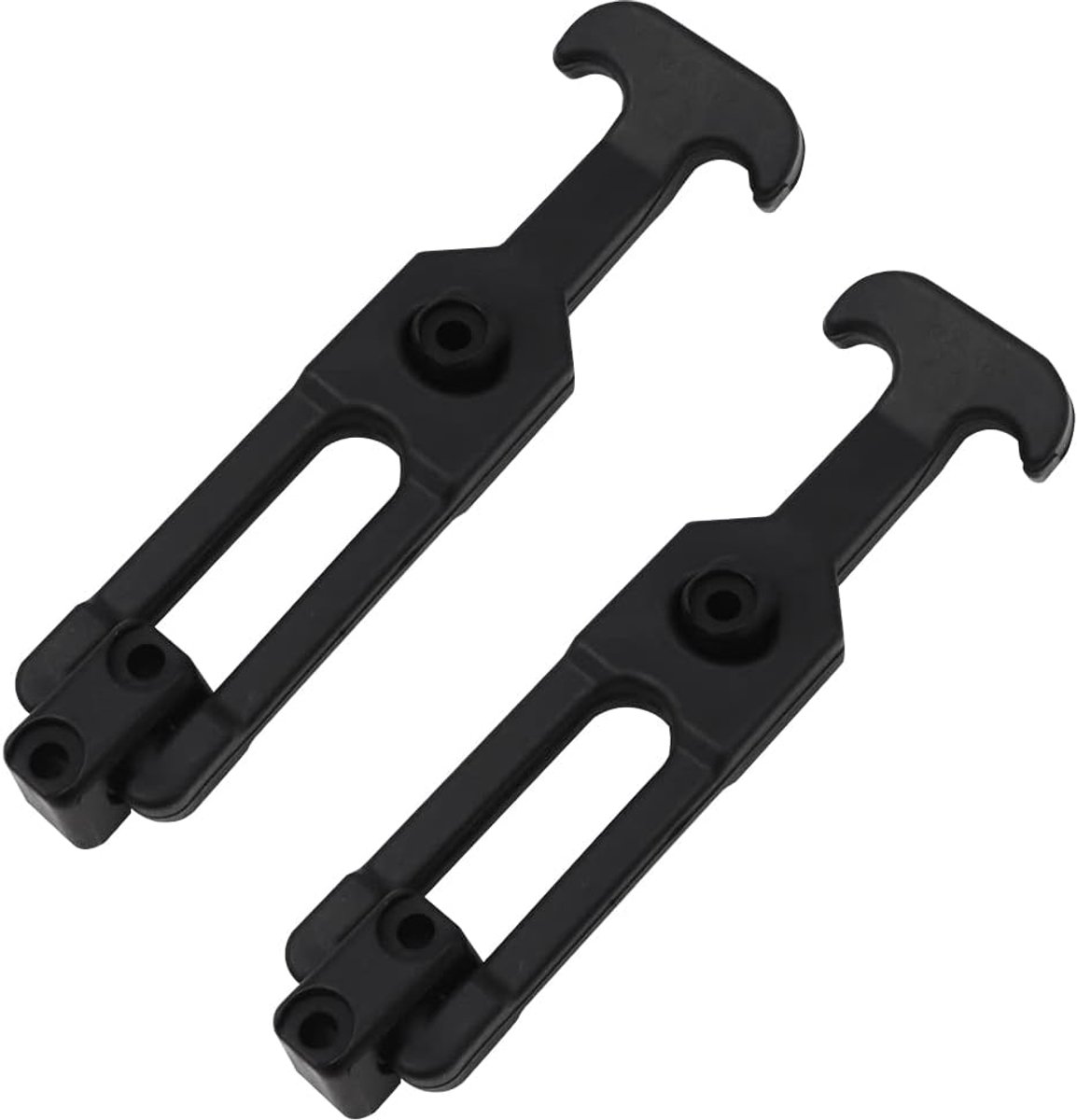 2 stks Rubber Flexibele T-Handvat Draw Latches Hasp voor Trucks, Gereedschapskist, Koeler, Golfkar Gereedschapskasten, Engineering Machine Hood, Farm Machinary