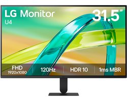 LG 32U401B-B - Full HD Monitor - 120Hz - VA Paneel - HDMI - DisplayPort - HDR10 - 32 inch