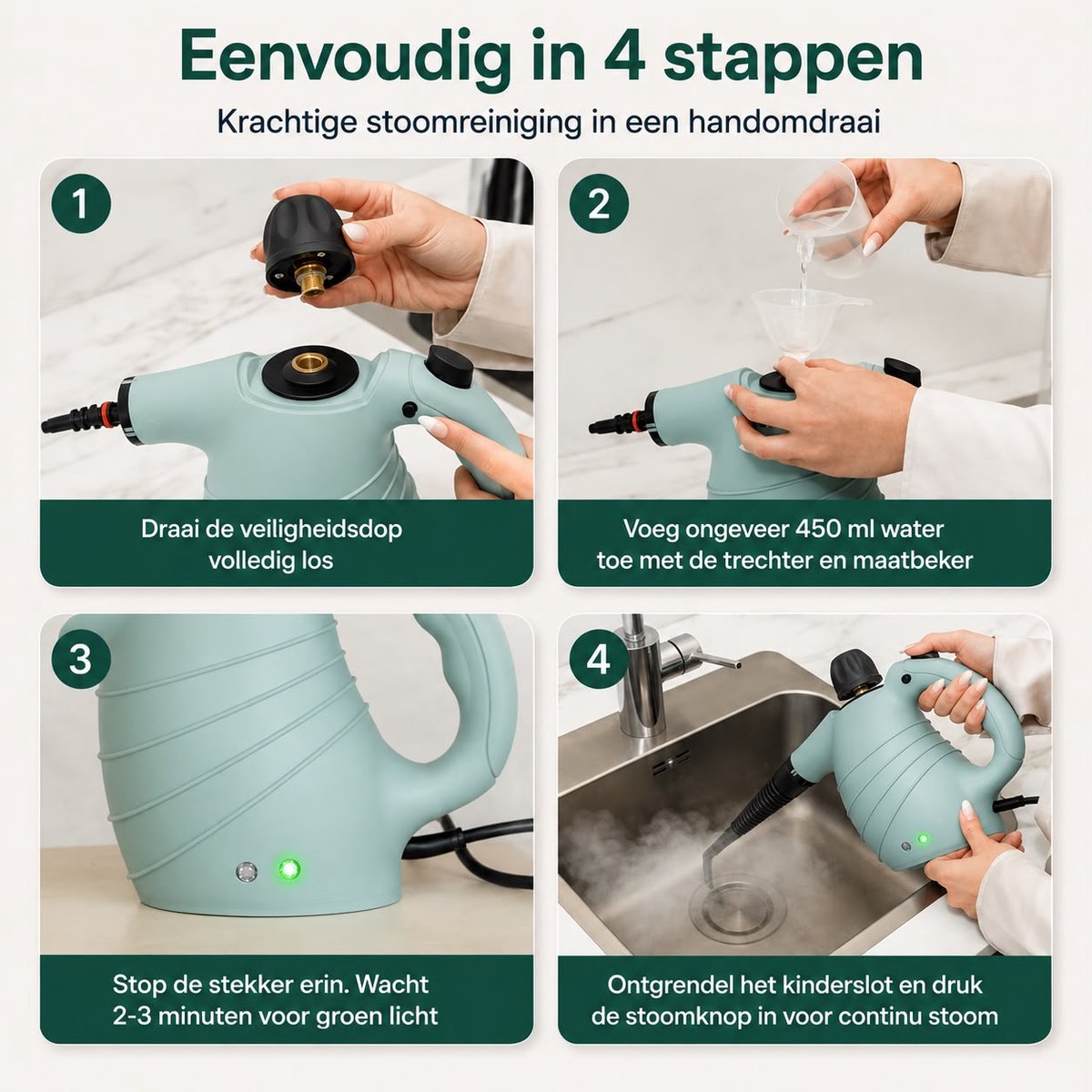 Kyce 13 in 1 Stoomreiniger - Handstoomreiniger thumbnail 2