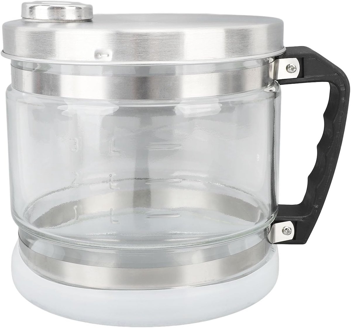 SnelShoppen - 4L Watercontainer voor Distilleerder, Glazen Pot voor Gedestilleerd Water, Opvangfles voor Waterdistilleerder, Ideaal voor Keuken en Cam